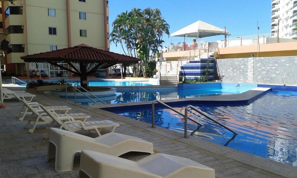 Caldas Novas - Go - Apartamento Parque Das Aguas Quentes Bloco 1 - Em Frente Clube Prive Zewnętrze zdjęcie